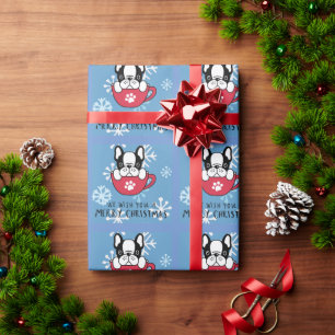 French Bulldog for Christmas Wrapping Paper