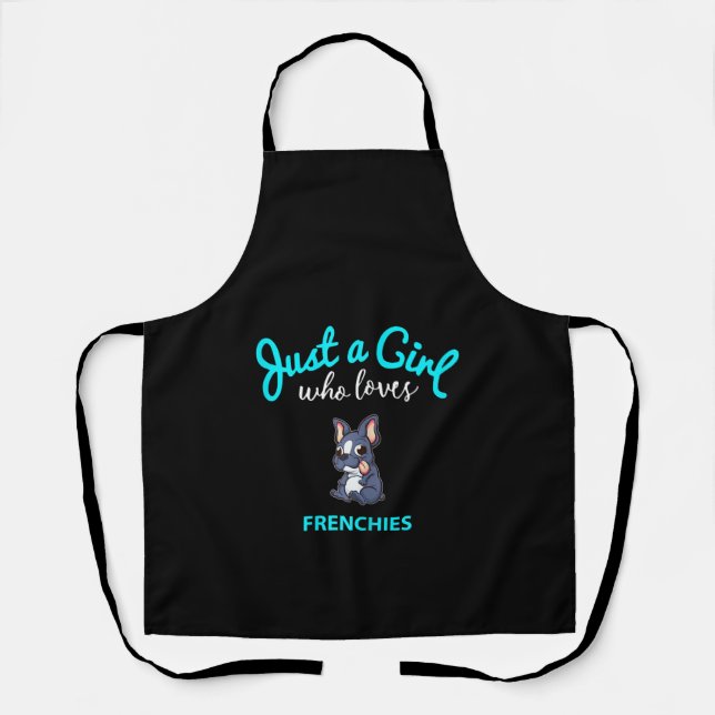 French Bulldog For Girls Kids French Bulldog Apron (Front)