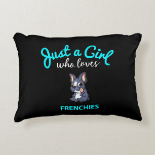 French Bulldog For Girls Kids French Bulldog Decorative Cushion