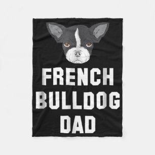 French Bulldog French Bulldog Dad Fleece Blanket
