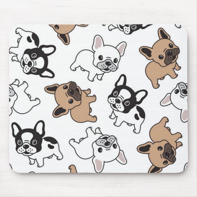 French Bulldog, Frenchie Accessories Mouse Pad (Front)