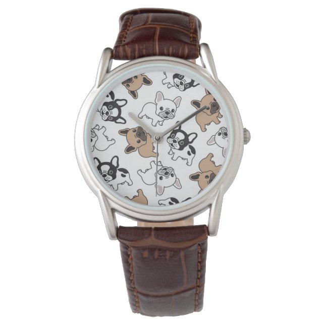 French Bulldog, Frenchie Accessories Watch (Front)