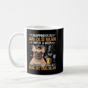 French Bulldog Frenchie Dog Happiness Is An Old Ma Coffee Mug