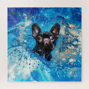 French Bulldog -Frenchie Dog Jigsaw Puzzle