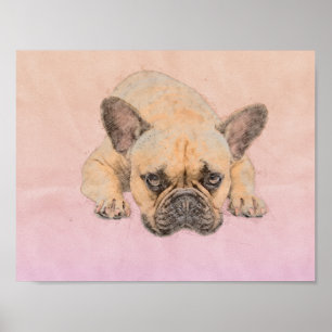 French Bulldog -Frenchie Dog Poster