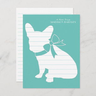 French Bulldog Frenchie Dog Puppy Frenchy Thank You Card