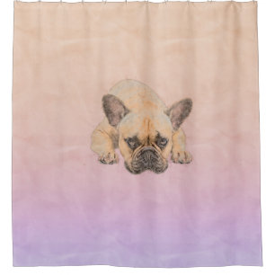 French Bulldog -Frenchie Dog Shower Curtain