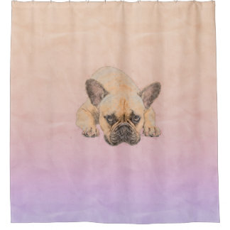 French Bulldog -Frenchie Dog Shower Curtain