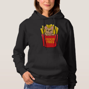 French Bulldog Frenchie Fries Cute French Bulldog Hoodie