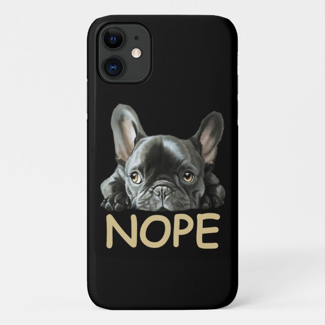 French Bulldog | Frenchie Nope Gifts Case-Mate iPhone Case (Back)
