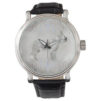 French Bulldog -Frenchie pearl silhouette Watch