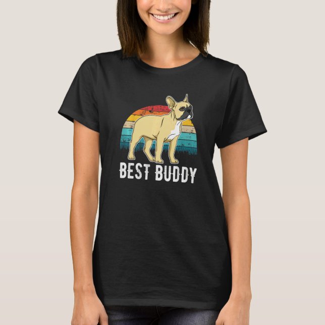 French Bulldog Frenchie Sunset  69 T-Shirt (Front)