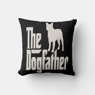 French Bulldog Frenchie The Dog Father Gift Cushion