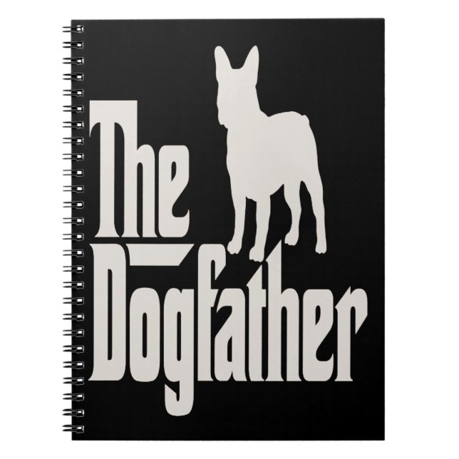 French Bulldog | Frenchie The Dog Father Gift Notebook (Front)