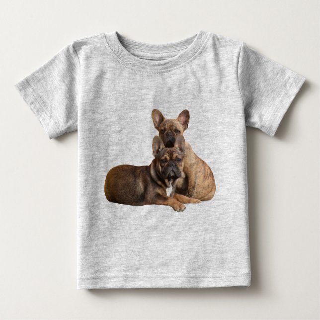 French Bulldog Friends French Bulldog Baby T-Shirt (Front)