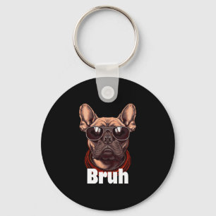 French Bulldog Fun Frenchie Dog Lover Key Ring