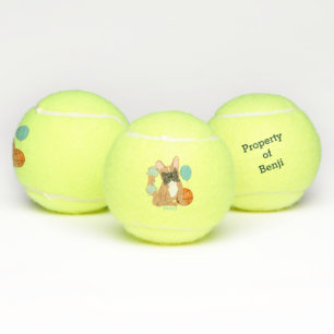 French Bulldog Fun Personalised Tennis Balls
