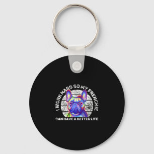 French Bulldog Fun Quotes Sayings Cute Key Ring
