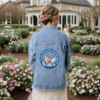 French Bulldog German Denim Jacket