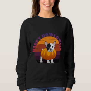 French Bulldog Ghost Funny Dog Halloween Sweatshirt