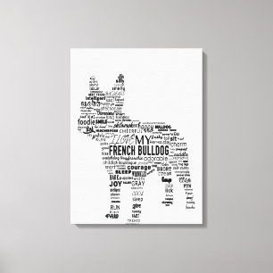 French Bulldog Gift Canvas Print