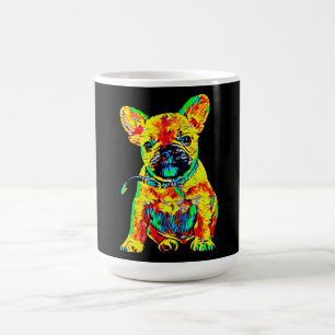French Bulldog Gift Frenchie Colourful Art Gift Coffee Mug