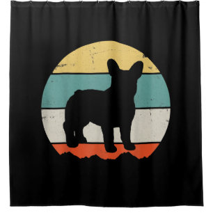 french bulldog gift girls kids french bulldog shower curtain