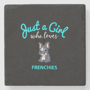 french bulldog gift girls kids french bulldog stone coaster
