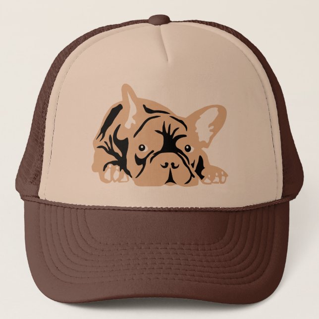 French Bulldog Gifts Trucker Hat (Front)