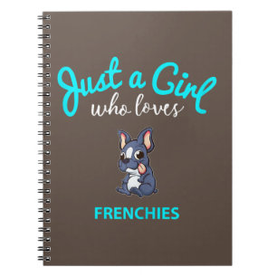 French Bulldog Girls Kids French Bulldog Gift Notebook