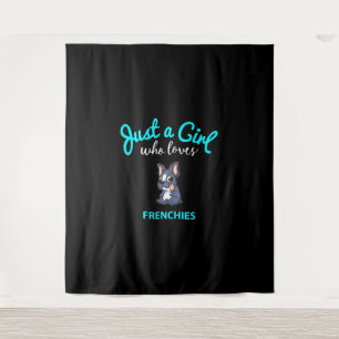 French Bulldog Girls Kids French Bulldog Gift Tapestry
