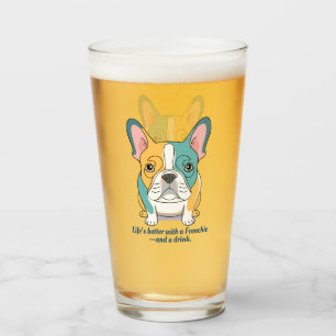 French Bulldog Glass