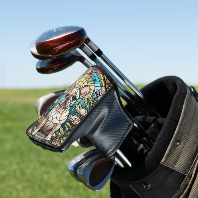 French Bulldog Golf Head Cover (In Situ)