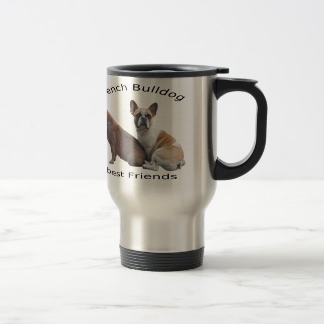 French Bulldog Good Friends French Bulldog Travel Mug (Right)