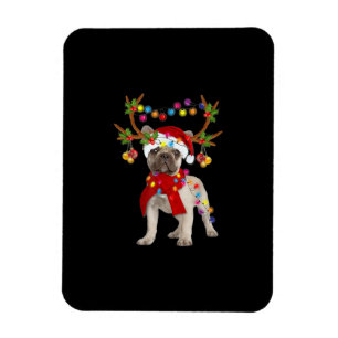 French Bulldog Gorgeous Reindeer Christmas Tree Magnet