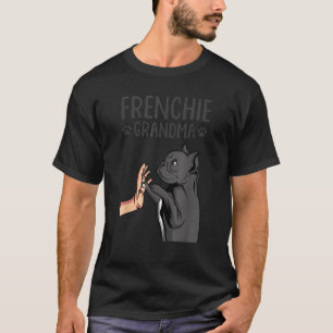 French Bulldog Grandma Frenchie Dog Lover Womens T-Shirt