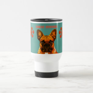 French Bulldog Great Summer Travel Mug