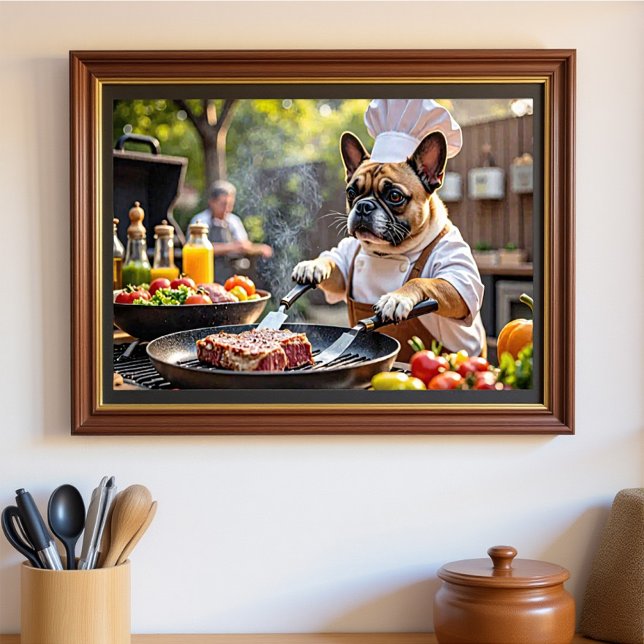 French Bulldog Grill Chef Poster (Creator Uploaded)
