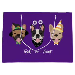 French Bulldog Halloween Costumes Large Gift Bag