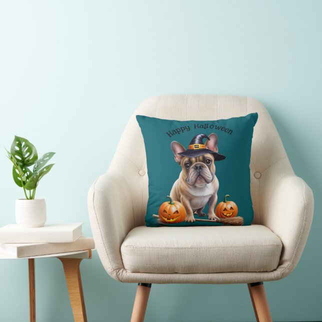 French Bulldog Halloween Cushion (Chair)