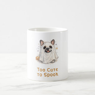 French Bulldog Halloween Cute Ghost Coffee Mug