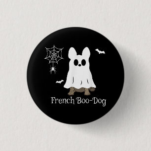 French Bulldog Halloween French Boo-Dog Dog Gift 3 Cm Round Badge