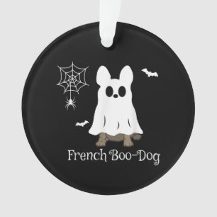 French Bulldog Halloween French Boo-Dog Dog Gift Ornament