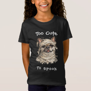 French Bulldog Halloween Girl Cute Mummy T-Shirt