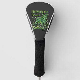 French Bulldog Halloween Macaron Eiffel Tower_1 Golf Head Cover