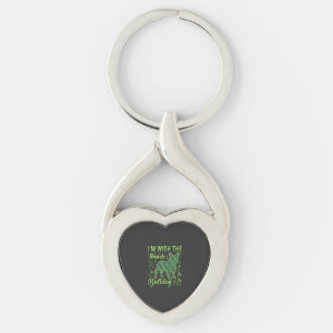 French Bulldog Halloween Macaron Eiffel Tower_1 Key Ring