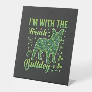 French Bulldog Halloween Macaron Eiffel Tower_1 Pedestal Sign