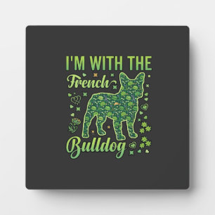 French Bulldog Halloween Macaron Eiffel Tower_1 Plaque
