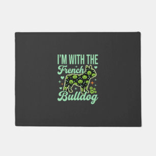 French Bulldog Halloween Pumpkin Pattern Design Doormat