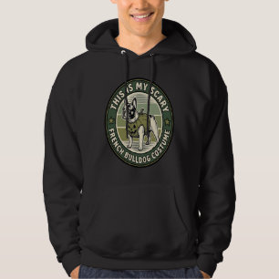 French Bulldog Halloween Scary Costume Hoodie